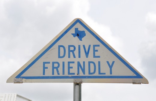 Organic Nation TV Beta. (2009). Drive Friendly Texas Sign. Photograph. Retrieved September 12, 2014 from http://www.organicnation.tv/photos/texas/5629853