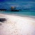 The beach in an island resort in Maldives The beach in an island resort in Maldives