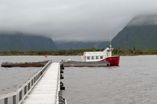 Two tour boats provide regular one hour cruises of the fjord.