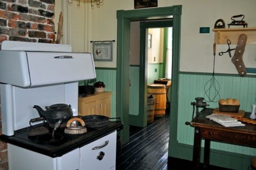 The Grenfell home's kitchen.