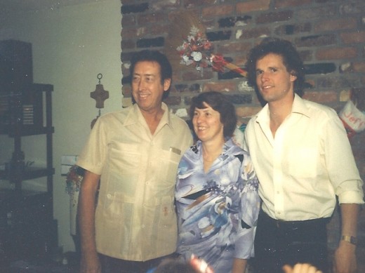 Norvie and Marie with their son, Tom.