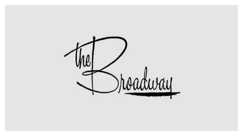 The Broadway Department Store Logo, from the 1960s