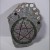 Ouroboros Snake Pentacle Naturally Holed Moon Gazing Tool #sk077 Ouroboros Snake Pentacle Naturally Holed Moon Gazing Tool #sk077