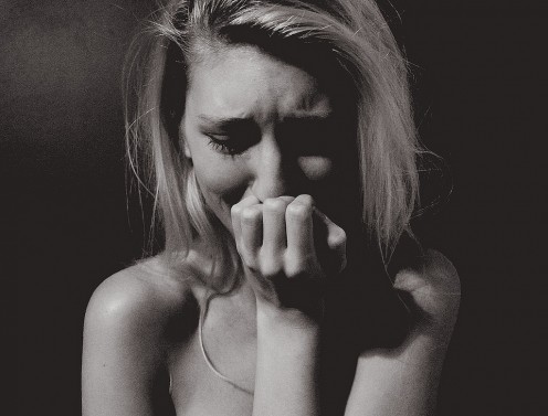 Woman crying 
