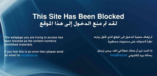 internet censorship in the state of qatar