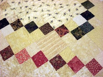 Detail King size quilt