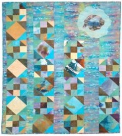 Embellishing quilts: with fire?