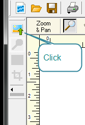 Import an image into the image worktable in EQ7