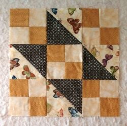 Jacob's Ladder Traditional patchwork block