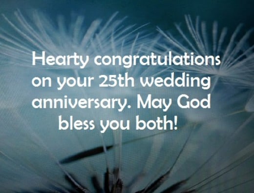 Happy 25th Year Wedding Anniversary Wishes and Quotes 
