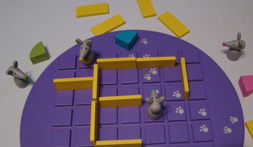 The game board changes with every game because the players determine where the walls will go as the game progresses.