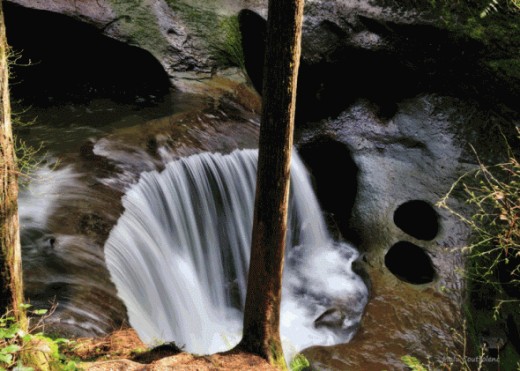 A different view of Cliff Falls in Maple Ridge