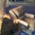 Technicians prep the leather and cover any decorativ tacking or woodwork before the leather is dyed Technicians prep the leather and cover any decorativ tacking or woodwork before the leather is dyed