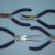 Small hand pliers will be needed to help you hold the needle and to pierce through tough layers or double thicknesses of leather. Small hand pliers will be needed to help you hold the needle and to pierce through tough layers or double thicknesses of leather.