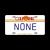 Law enforcement agencies were instructed to write "NONE", if the cited vehicle didn't have any plates. Are you brave enough to order this plate? Law enforcement agencies were instructed to write "NONE", if the cited vehicle didn't have any plates. Are you brave enough to order this plate?