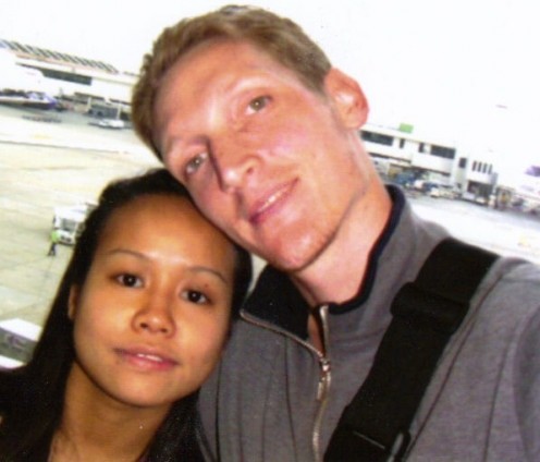 My sweet daughter-in-law Lucky and my son Jeff