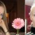 Before and after putting on cosmetic changes for Valeria Lukyanova