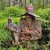 I stood and looked at this wizard like man and he looked as though he belonged in this garden, surrounded by gorgeous ferns.