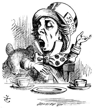 Alice's Adventures in Wonderland, drawn by John Tenniel.