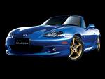 The Mazda MX-5, also known as Miata (pronounced /miːˈɑːɾə/) in North America and Roadster (pronounced [ɺ̠oːdosɯtaː]) in Japan, is a two-seater roadster sports car built by Mazda in Hiroshima, Japan – introduced in 1989 and now in its third generation