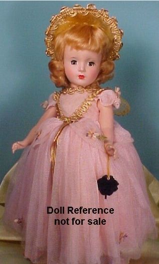 Since most of the dolls were blonde haired and blue eyed, straight hair was what was the norm.  Features for a doll of Color looked just like she was white with the darkest tan you ever wanted to see.  It would be much later that Ethnic dolls were cr