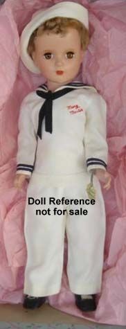 This is a Mary Martin Doll, fashioned like the character in South Pacific.  How nice!