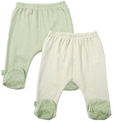 Kushies Everyday Layette 2 Pack Footed Pant