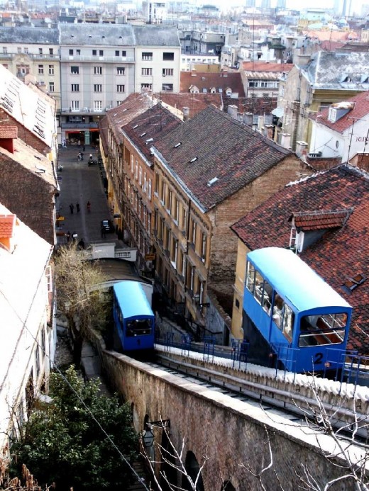 You can take this from Ilica (the longest street) to Gornji Grad (Upper Town)