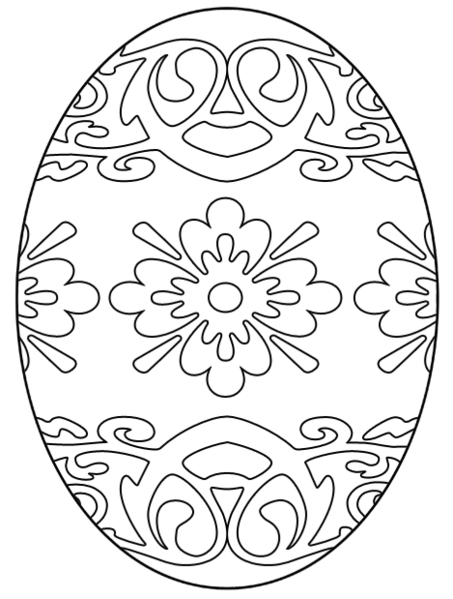 Free Easter Egg Coloring Pages | Holidappy