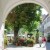A lovely courtyard garden in Regensberg A lovely courtyard garden in Regensberg
