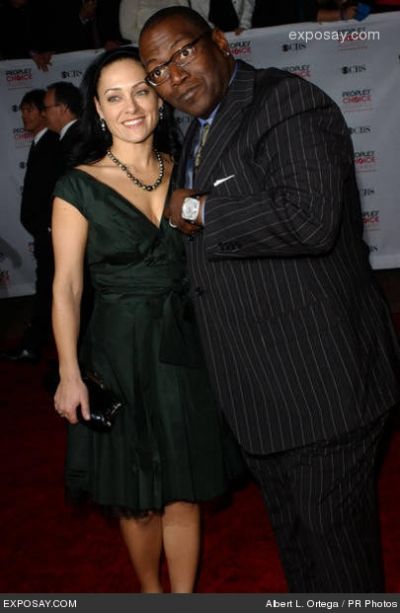 Randy Jackson and his currant wife - Erika Riker