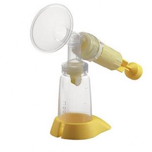 The Medela Harmony is a bit more classic.
