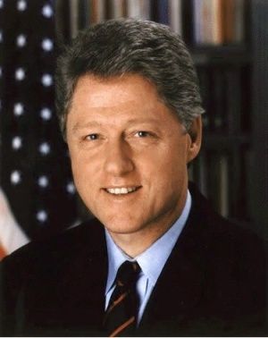 #42 William (Bill) J. Clinton: "Don't Stop Thinking About Tomorrow. Putting People First. Building a Bridge to the 21st Century.
