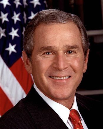 #43 George W. Bush: "Compassionate Conservatism. Leave No Child Behind. Real Plans For Real People. Reformer With Results."