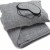 Sofia Cashmere Women's Cable Knit Travel Set (Grey) Sofia Cashmere Women's Cable Knit Travel Set (Grey)