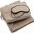 Sofia Cashmere Women's Cozy Cashmere Travel Set (Heather Taupe) Sofia Cashmere Women's Cozy Cashmere Travel Set (Heather Taupe)