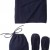 Sofie Women's Slipper Pouch Travel Shawl Set (Navy) Sofie Women's Slipper Pouch Travel Shawl Set (Navy)
