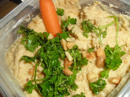 Hummus - from 'bulk bin' mix