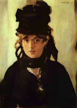 Morisot by Manet