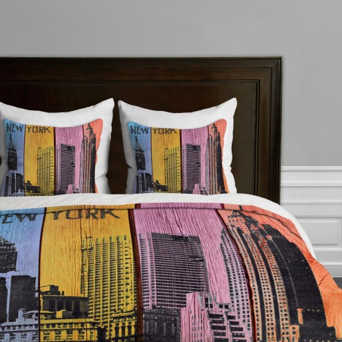DENY Designs Irena Orlov New York Downtown Duvet Cover in Twin, Queen & King Size 