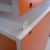 The 2 hole flat connector is now secured at the lower storage shelf. The 2 hole flat connector is now secured at the lower storage shelf.