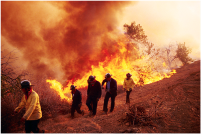 Fire - strikes fear into the bravest heart.