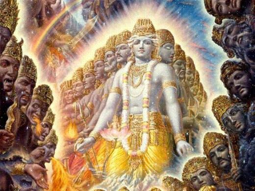 Universal form of Lord Krishna