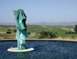 Artistic winery in Napa Valley