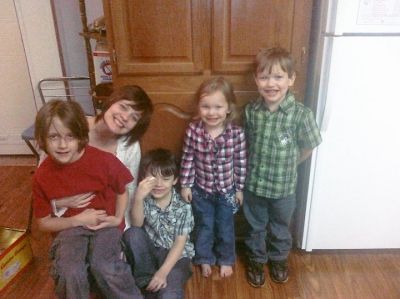 Me, little brother, nephews, and niece