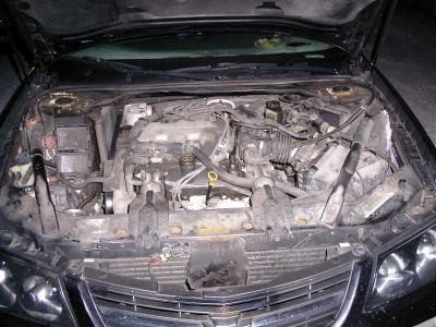 MY ENGINE in my Impala (ewww...yuk!...)