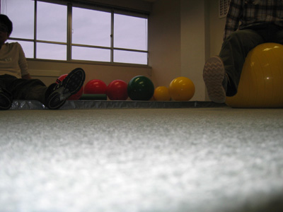 Bouncy ball room