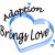 Blue Hearts Design - Adoption Brings Love Blue Hearts Design - Adoption Brings Love