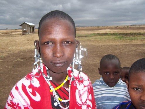 Maasai woman