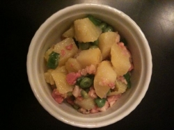 Potato Salad with Pancetta and Peas